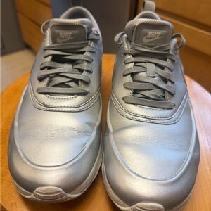 Nike Air Max Thea Metallic Gray Sneakers